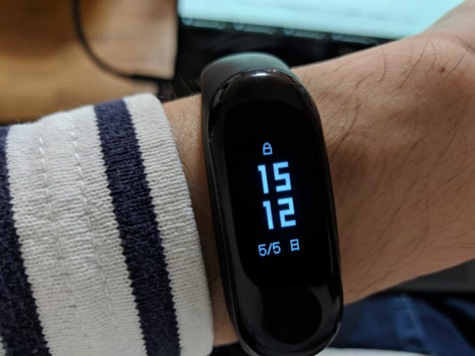 [Mi Fit]バンド画面ロック