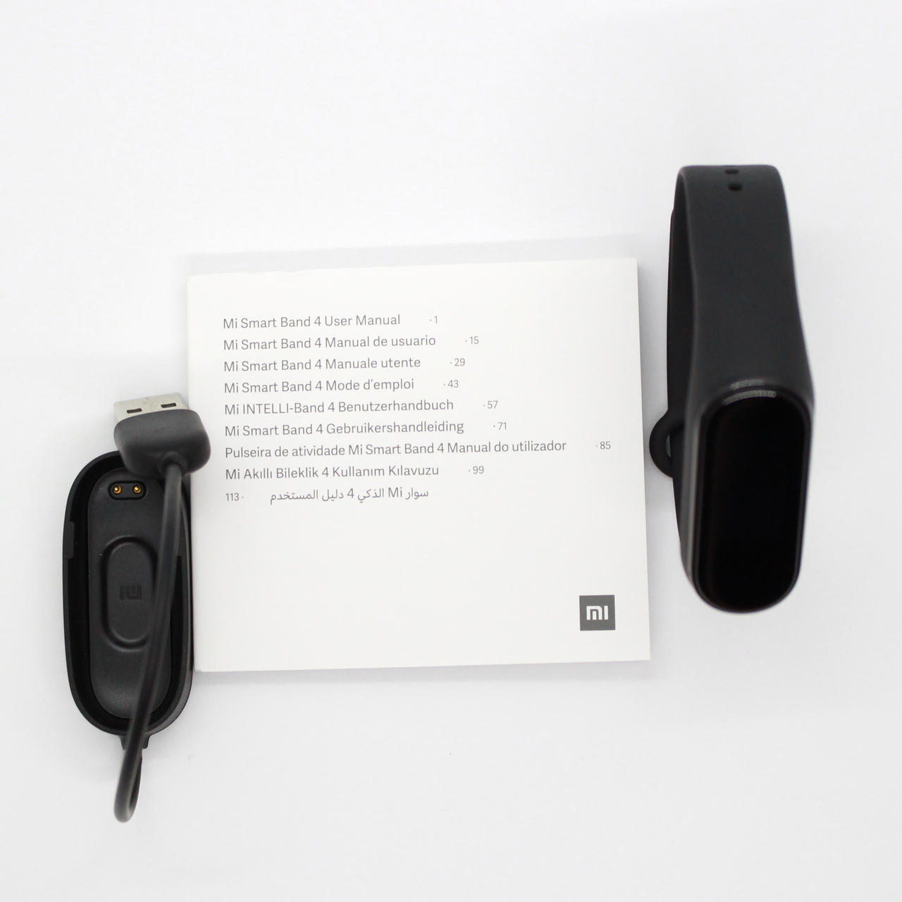 Xiaomi Mi Band 4の付属品