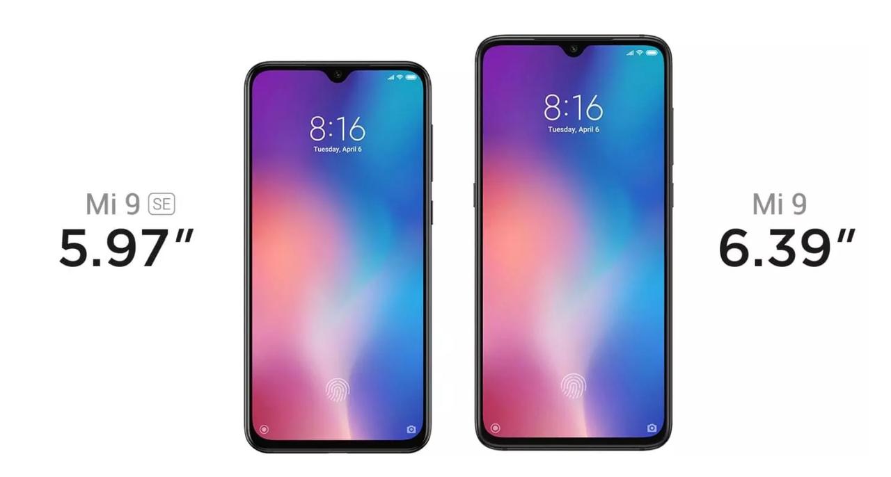 Mi 9 SEはMi 9より小型で片手で操作がしやすい