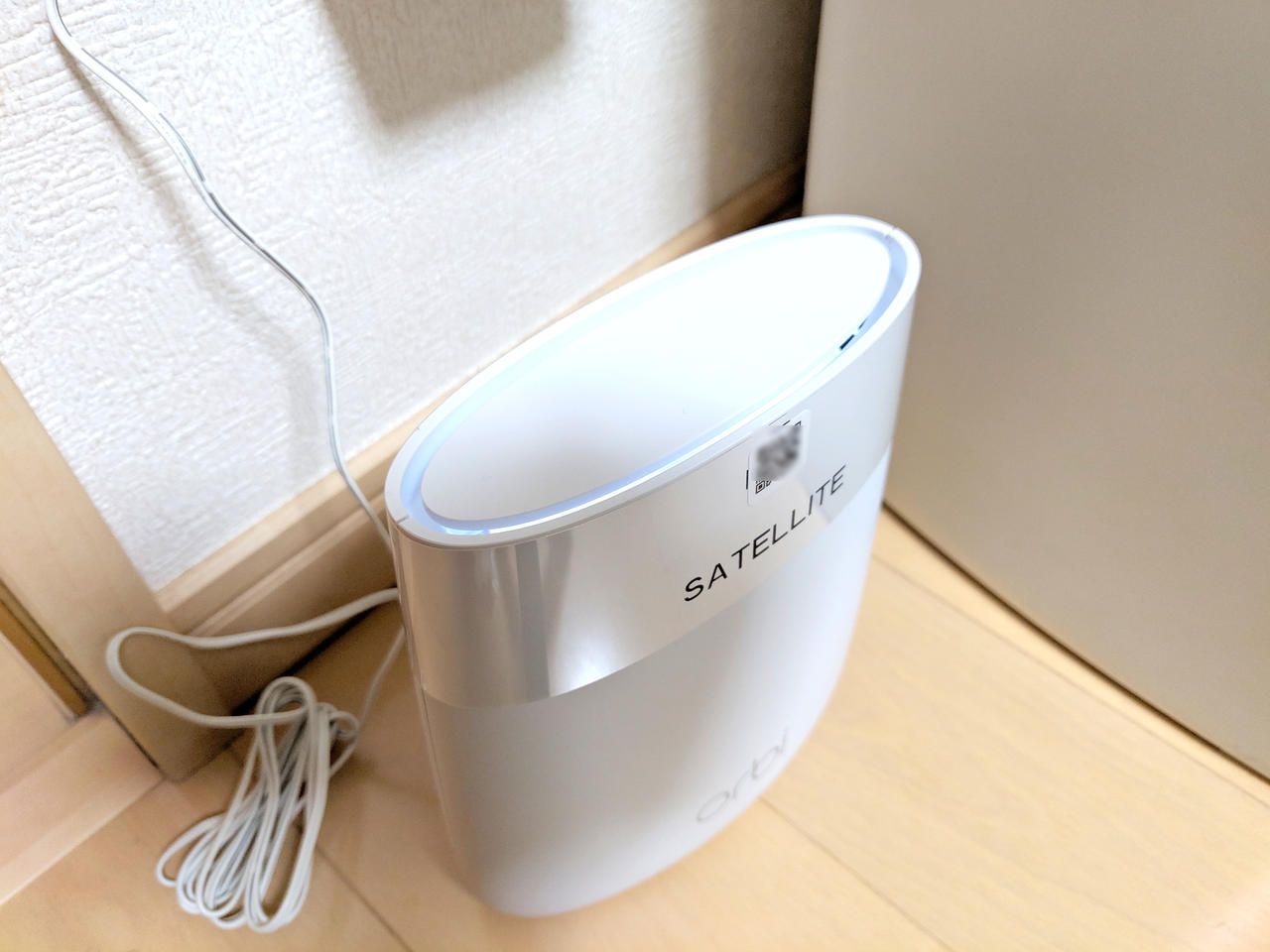 Orbi Microサテライトの電源オン